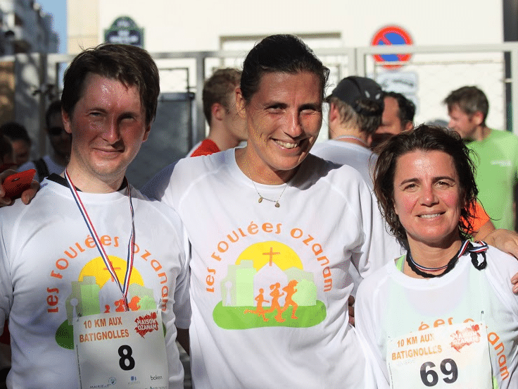 Foulées Ozanam 3 coureurs