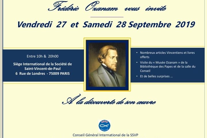Invitation de la Conférence St-Vincent de Paul