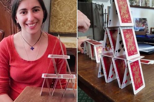 Activité château de carte