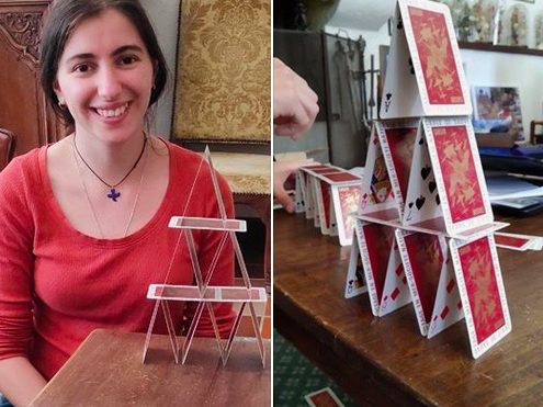 Activité château de carte