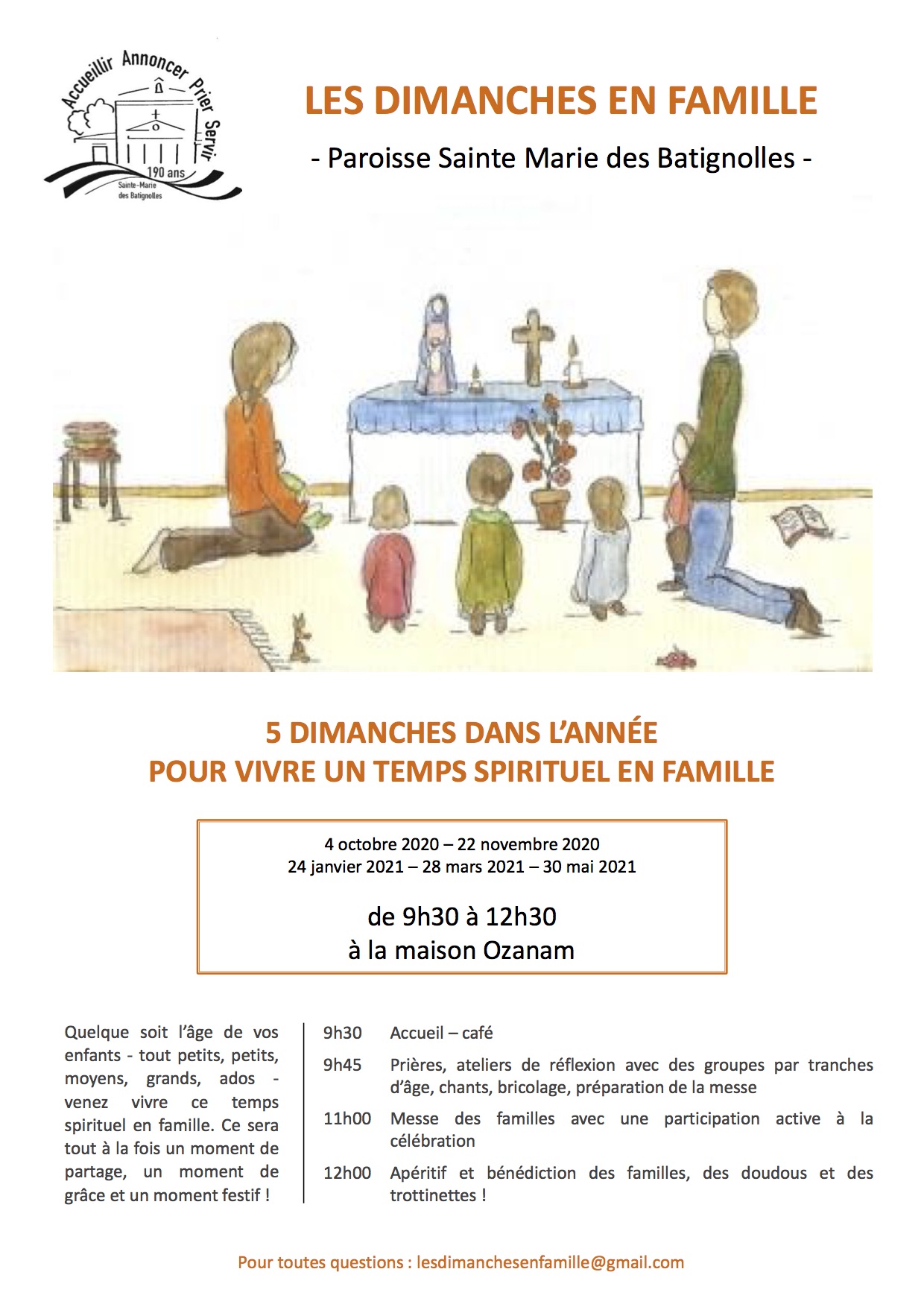 Tract des dimanches en famille