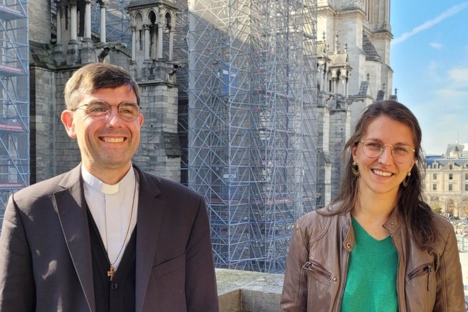 Deux membres de l'équipe